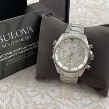 Bulova Marine Star Chronograph Men's Watch, Blue Dial — listing 5