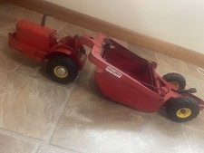 Vintage Doepke Heiliner Earth Mover Scraper Pressed Steel Toy