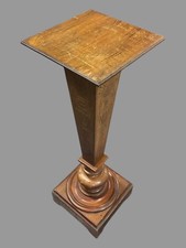 Antique Victorian Walnut Round Pedestal Parlor Table with Tripod Base — listing 2