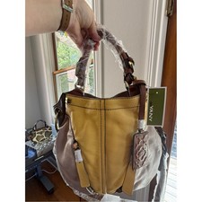 orYANY Colorblock Pebbled Leather Small Satchel Handbag, listing 3