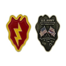 25th Infantry Division 'Light Fighters' Military Challenge Coin — listing 2