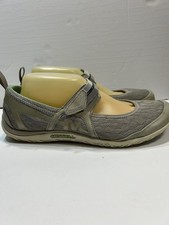 Women's Taupe Faux Suede Lace-Up Ballet-Style Sneaker Flats with White Stripe Accents — listing 5