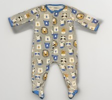 Magnetic Me Modal Baby Sleeper Romper, Bear/Camping Print, 12-18 Months