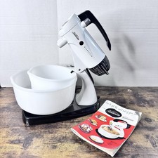 Vintage Sunbeam Mixmaster Chrome Stand Mixer with Stainless Steel Bowl and Beaters — listing 5