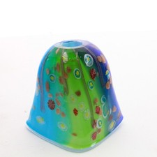Dale Tiffany Mission-Style Stained Glass Pyramid Pendant Lamp Yes, marked Dale Tiffany — listing 6
