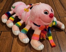 Vintage 1984 Commonwealth Lots-a-Lots-a-Leggggggs Pink Plush Caterpillar