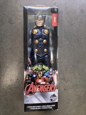 Lot of 6 Hasbro Titan Hero Series 12" Action Figures (Marvel & Fortnite) - Wolverine, Iron Man, Captain America, Black Panther, Black Suit Spider-Man, Fortnite Black Knight
