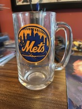 Vintage New York Mets Drinking Glass Set with 1969 World Champions Logo, Set of 6 in Original Box — listing 6