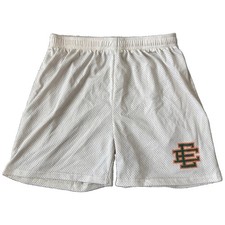 Eric Emanuel EE White Skyline Mesh Shorts, Size M, New With Tags — listing 5