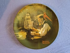 Norman Rockwell "The Ship Builder" Collector Plate, Knowles Rockwell Heritage Collection — listing 4