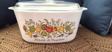 Vintage Corning Ware Spice of Life L'Echalote La Marjolaine Casserole with Pyrex Lid — listing 2