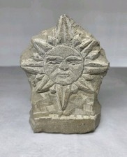 Cast Concrete Sun Face Wall Plaque with Cupped Hands Bird Feeder/Planter — listing 6