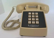 Comdial Vintage Beige Push-Button Desk Telephone 2500 Series — listing 6