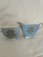 Royal Winton Grimwades Yellow Floral-Handle Creamer & Open Sugar Bowl Set — listing 6