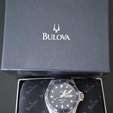 Bulova Marine Star Chronograph Men's Watch, Blue Dial