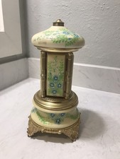 Vintage Reuge Musical Carousel Cigarette/Lipstick Holder with Cherub Finial — listing 3