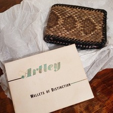 Vintage Genuine Snakeskin Kiss-Lock Clutch Wallet — listing 6