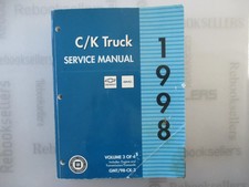 2001 Chevrolet 3500 HD & GMC Sierra 3500 HD CK Truck Service Manual Vol 2 — listing 3