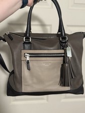 Coach Legacy Rory Satchel in Plum Leather with Tassels — listing 4