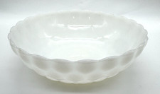 Anchor Hocking Fire King White Milk Glass Bubble Pattern Cup & Saucer Set — listing 5