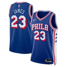 Nike Philadelphia 76ers NBA Authentics Swingman Shorts, Navy, Size 38 (L) — listing 4