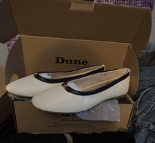 Dune London Twisted-Knot Leather Ballet Flats, Nude, Size EU 39 — listing 4