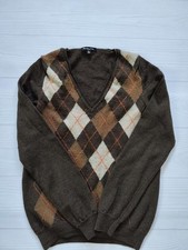 Massimo Dutti Men's Ribbed Extrafine Cotton Crewneck Sweater, Size XL, Taupe/Grey — listing 5