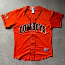 Oklahoma State University Cowboys Orange Graphic T-Shirt by Russell Athletic, Size L