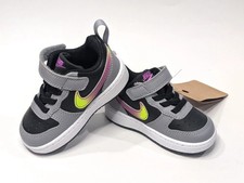Toddler Boys' Athletic Sneakers, Green/Black/Silver, Bungee Lace & Strap — listing 3
