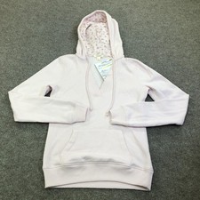 Aeropostale Black Pullover Hoodie with Floral Embroidered AERO NYC Logo