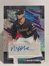 Nick Yorke Topps Finest Certified Autograph Baseball Card - Pittsburgh Pirates — listing 2
