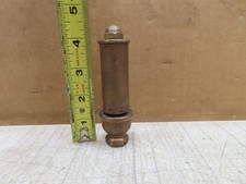 Antique Vertical Toy Steam Engine with Brass Whistle and Flywheel — listing 6