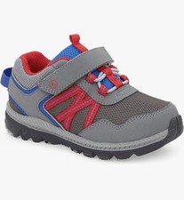 Stride Rite Toddler Boys' Blue & Gray Mesh Athletic Sneakers with Bungee Laces — listing 3