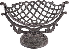 Antique Cast Iron Fruit-Form Cake / Muffin Mold Pan, 8 Cavity