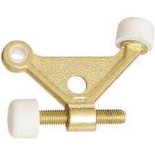 National Hardware Brass Finish Door Stop Lot - Spring Door Stop (V232) & Hinge Pin Door Stop for Hollow Core Doors (V227), listing 4