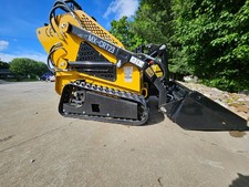 Compact Stand-On Mini Skid Steer Track Loader with Bucket Attachment — listing 4