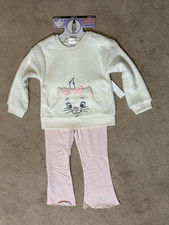 Disney Marie Aristocats Girls Pink Long Sleeve Top with 3D Bow — listing 6