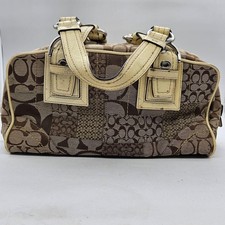 Coach Signature Patchwork Satchel Handbag (Style 10816) — listing 3