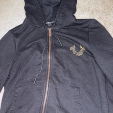 True Religion Sequin Horseshoe Logo Pullover Hoodie Dress — listing 5