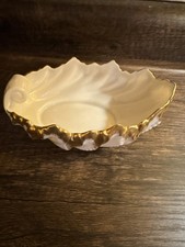 Lenox Aegean Shell Chip and Dip Dish with Gold Trim — listing 2