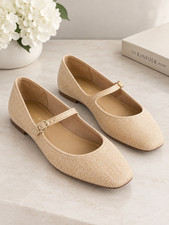 J.Crew Two-Tone Cap-Toe Mary Jane Pumps, Camel & Black Patent, Size 6.5 — listing 5