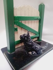 Pair of Cast Iron Terrier Dog Bookends with Polychrome Paint — listing 4