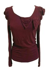 Cue Red Ruched Sleeveless Cocktail Dress, Size 16 — listing 3