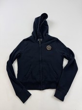 Abercrombie & Fitch Sherpa-Lined Full-Zip Hoodie, Olive Green, Size L — listing 4