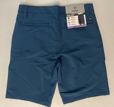 Hurley Hybrid Walkshort Men's Size 36 Teal Blue Quick Dry 4-Way Stretch Shorts — listing 3
