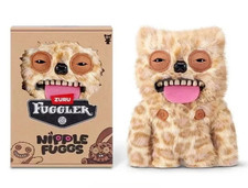 Zuru Fuggler Nipple Fuggs Wrinkle McStinkles 9" Plush - Brown/Pink Calico Cat — listing 5