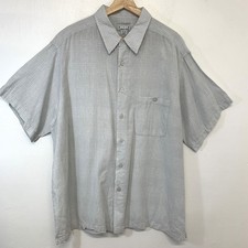 Ron Chereskin Washable Linen Short Sleeve Button-Up Shirt XL — listing 6