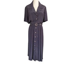 Leslie Fay Ivory Two-Piece Dress Suit with Silver Floral Embroidery, Size 14 — listing 3