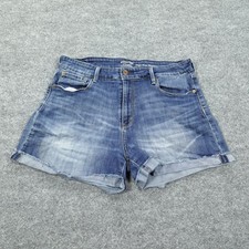 Signature by Levi Strauss Women's Cutoff Jean Shorts Size 14 Regular Light Wash — listing 4