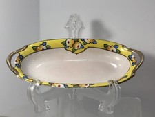 Meito China Hand Painted Porcelain Oval Celery Dish with Lakeside Landscape — listing 5